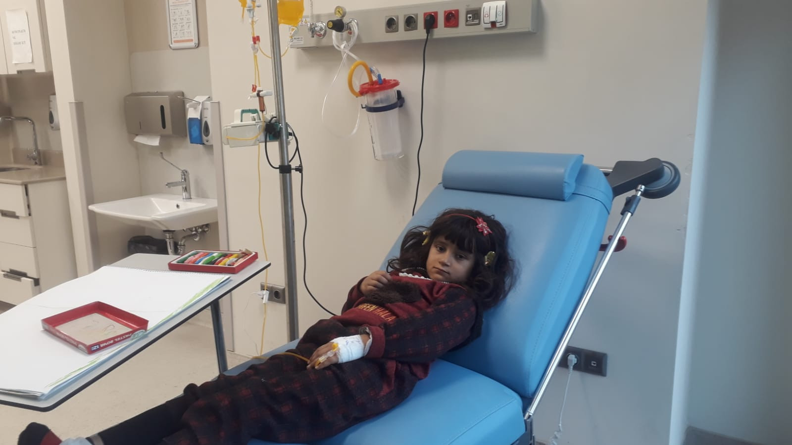 A child with osteosarcoma needs chemotherapy.