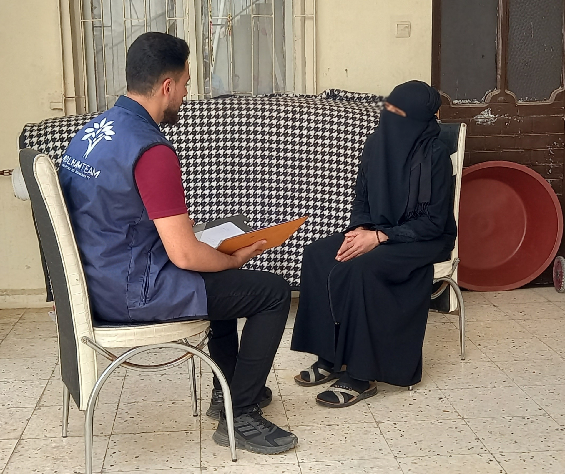 She went through several tragedies, your help strengthen her in the face of displacement and poverty
