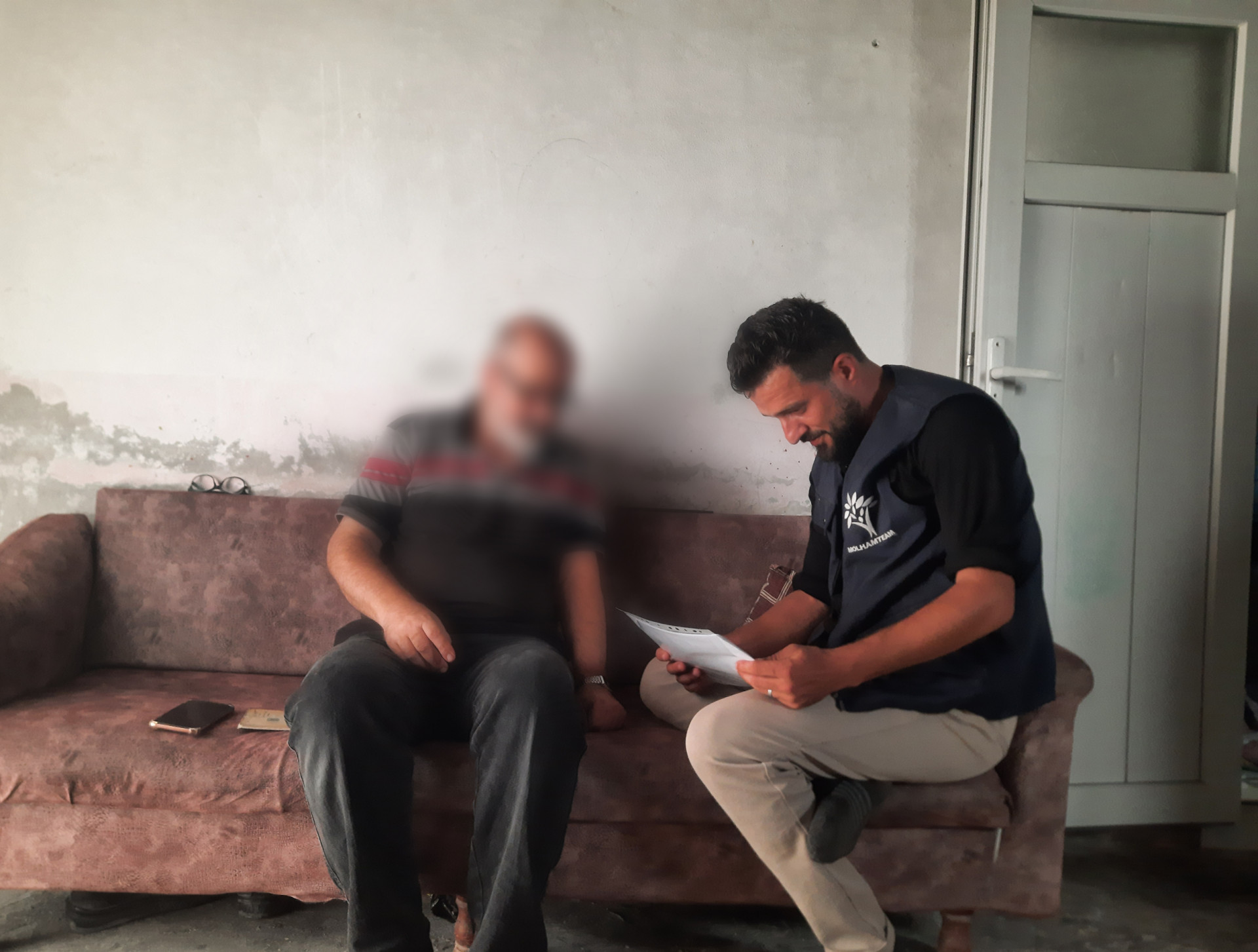 A stroke deprived him of feeling in his hands and feet, and he was unable to support his children and in need of medicines and essential supplies.