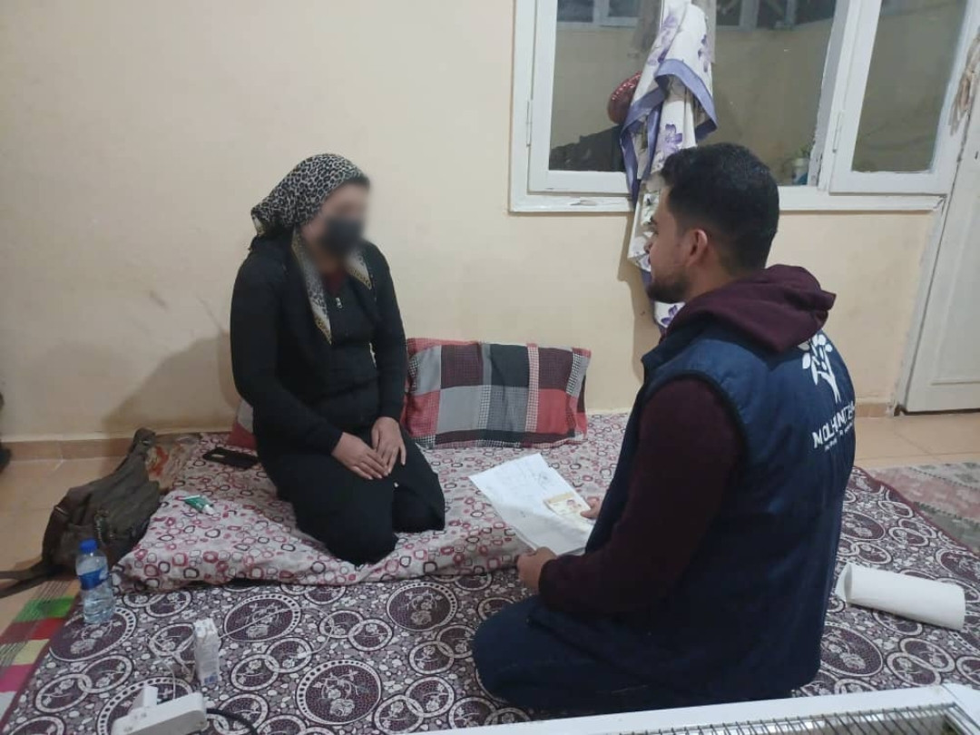 She lost her only provider during the bombardment and she has to provide for her orphan son. Your help is her only hope!