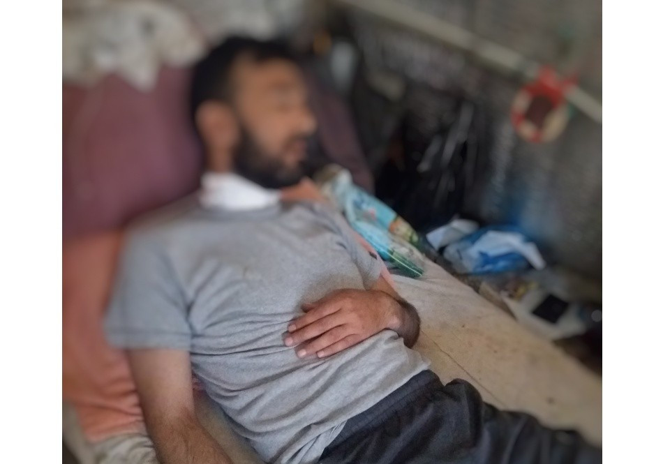 شاب مصاب بمرض مناعي!