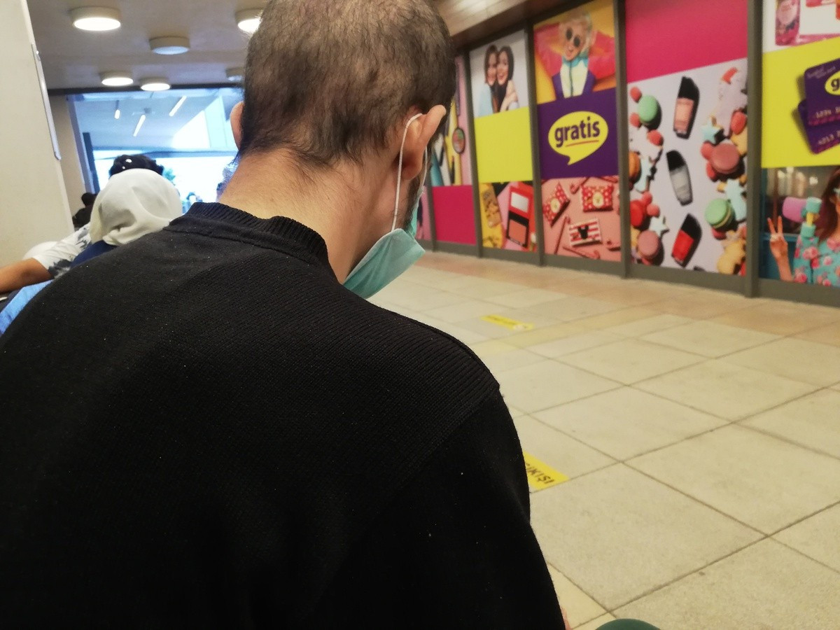 A university student with cancer, has no food for his children