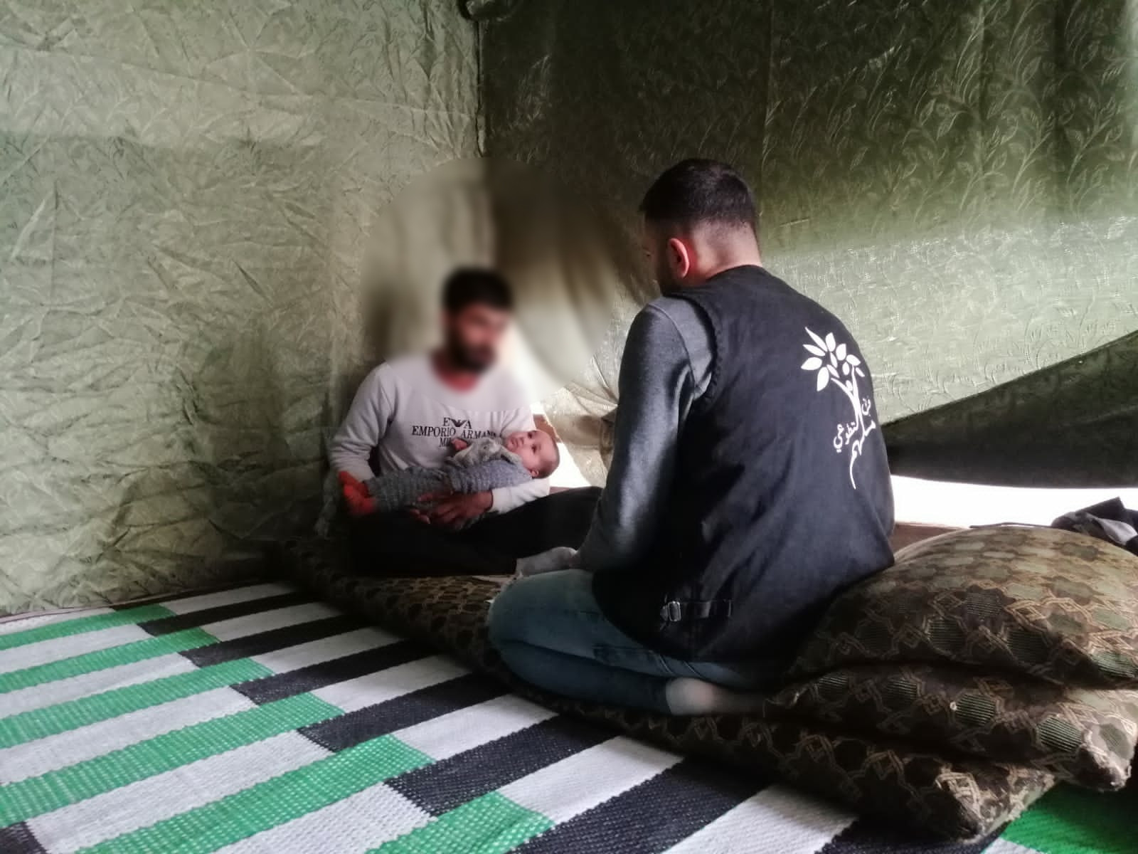 Wael's family is displaced and live in a refugee camp.