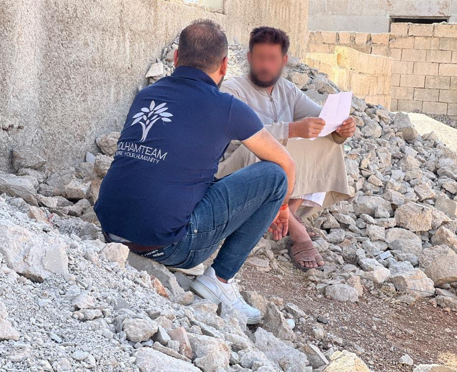 Amid the ruins, the uncle fights a silent battle against illness.