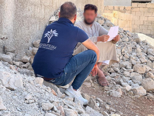 Amid the ruins, the uncle fights a silent battle against illness.