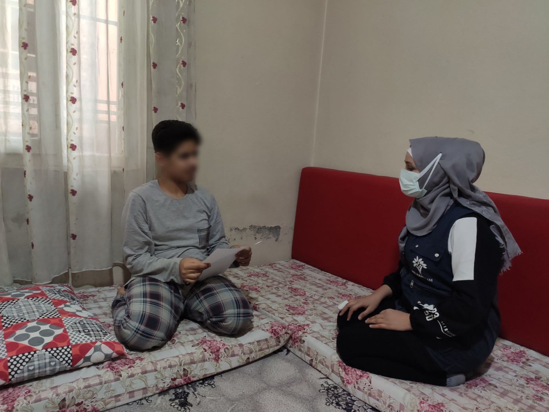 Adnan's health conditions is bad and endures with his family hard living conditions