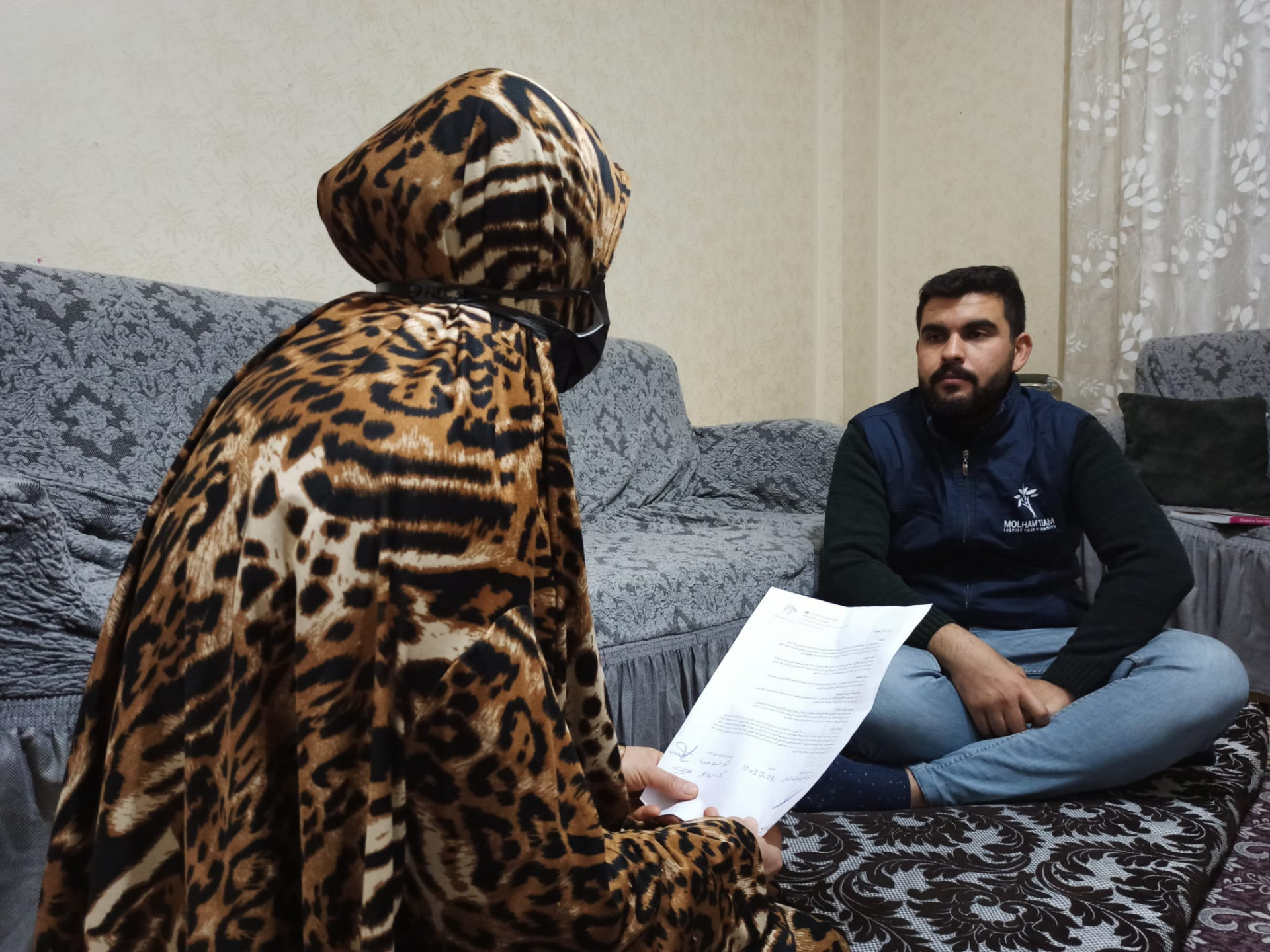 Her husband's injury left her family without a breadwinner.