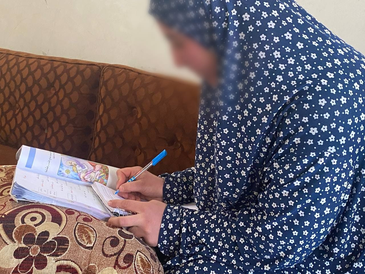 The poor child lost her father and her health is worsening.