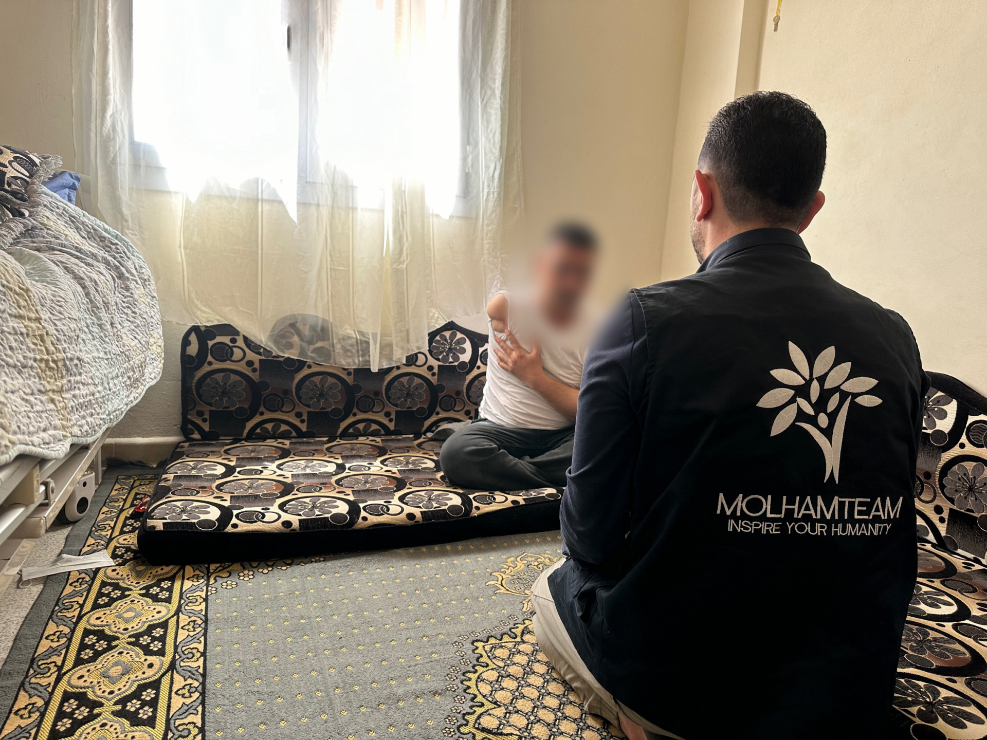 A family provider who lost his hand in the war