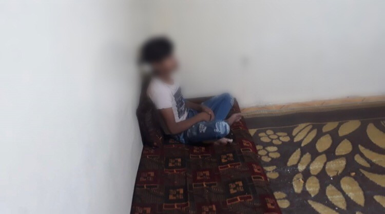 A child with kidney failure