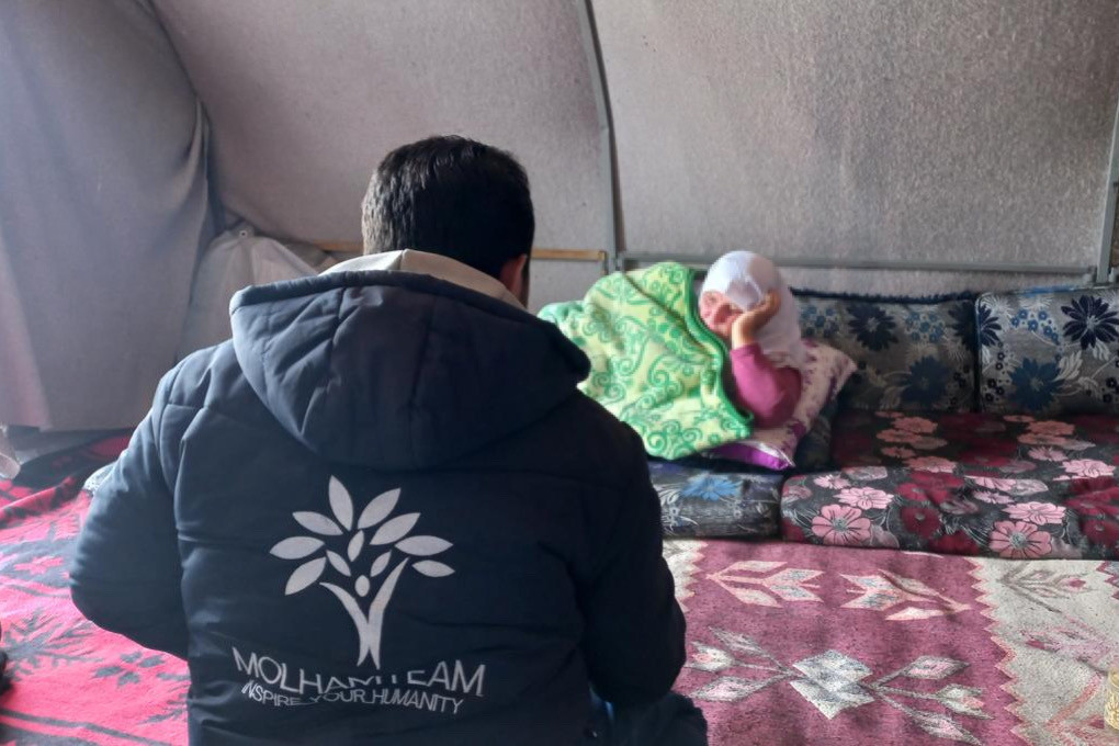 Nadima's body and store was burned in the earthquake.