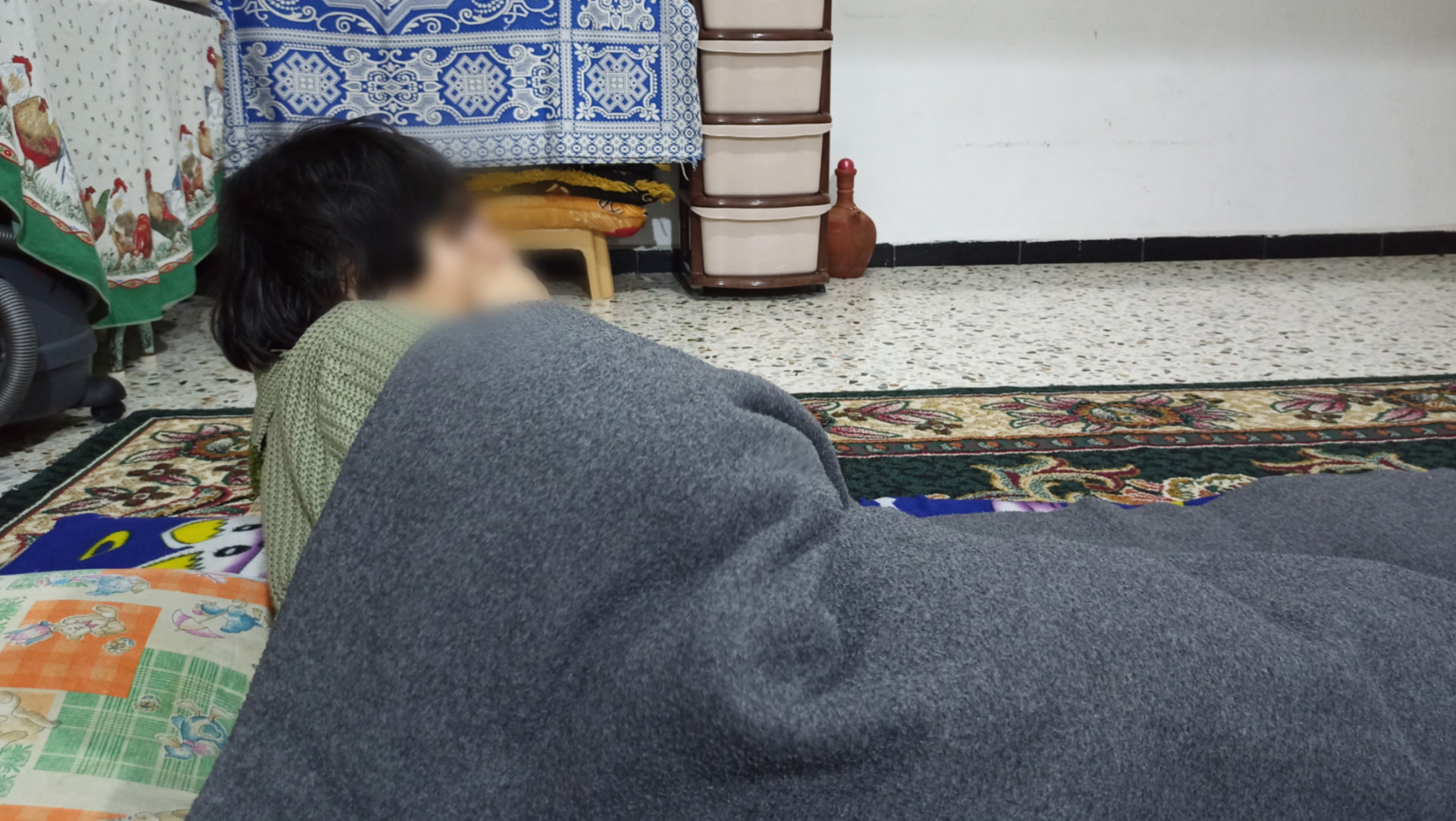 A family struggling with disease and poverty