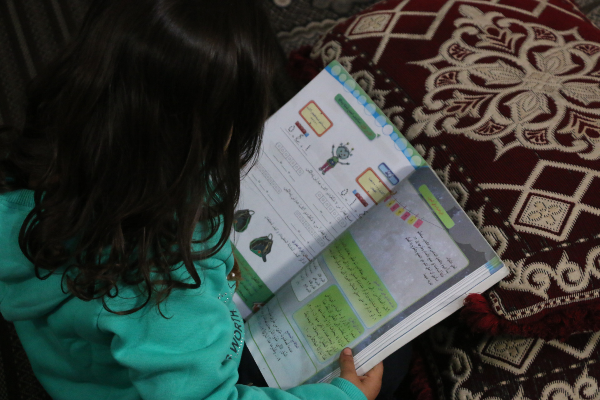 Munirah, an orphan from Aleppo