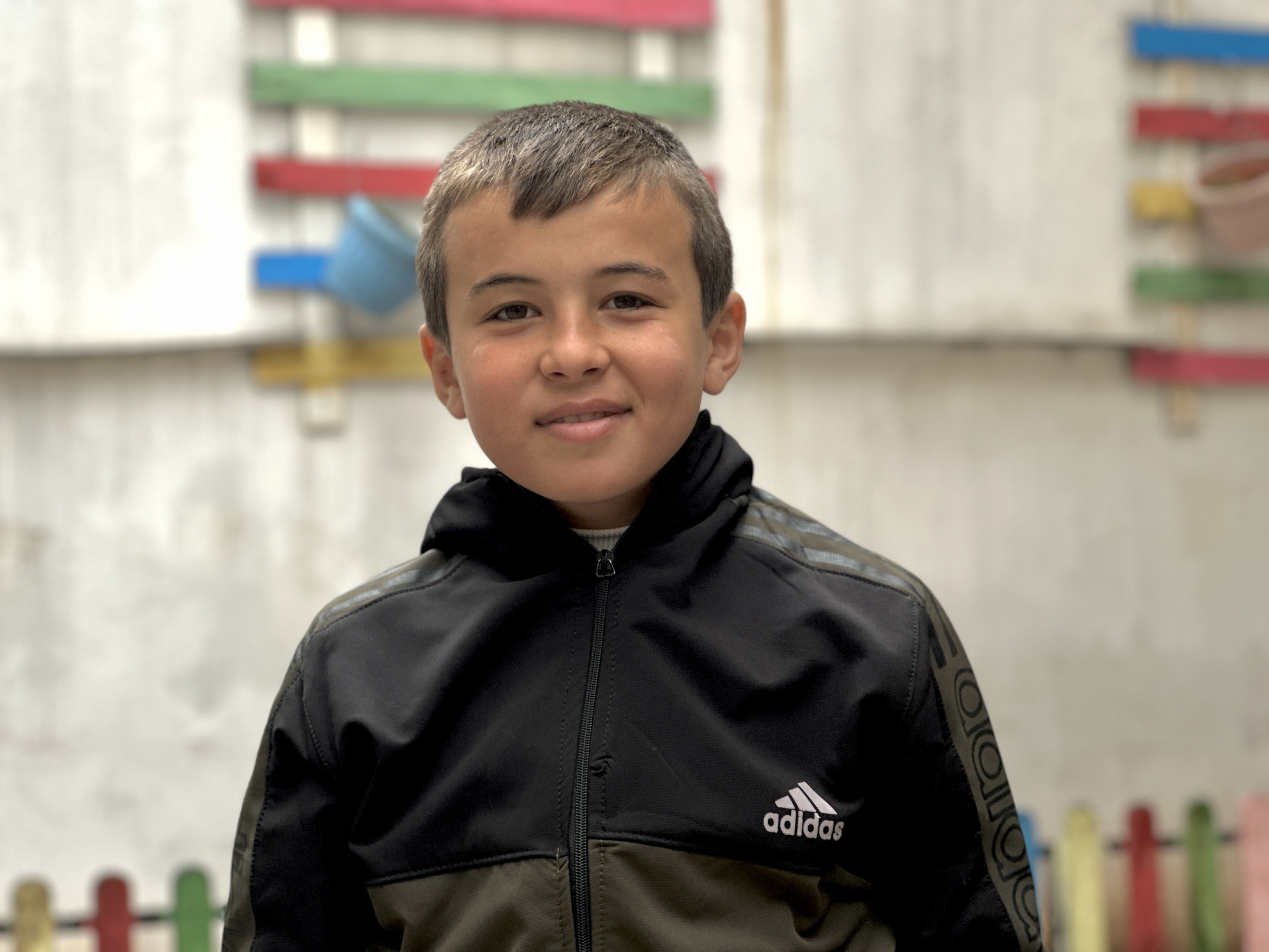 Obaida… the orphaned child with a pilot’s dream.
