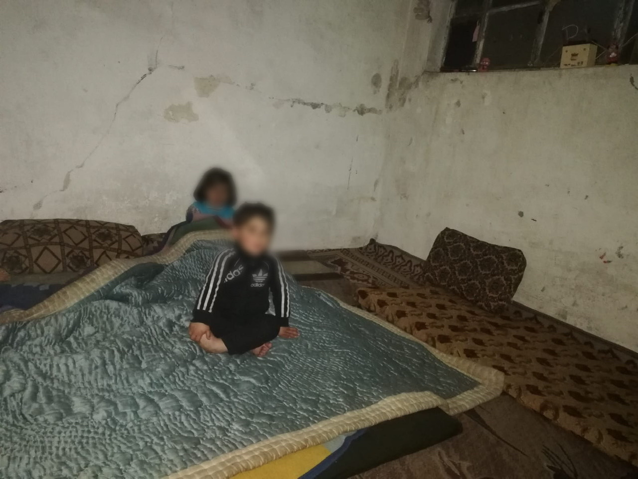 A widowed mother living with her orphaned children