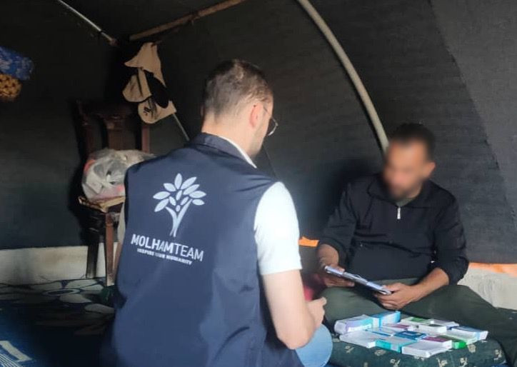 مرضٌ في القلب وقهرٌ في الخيمة