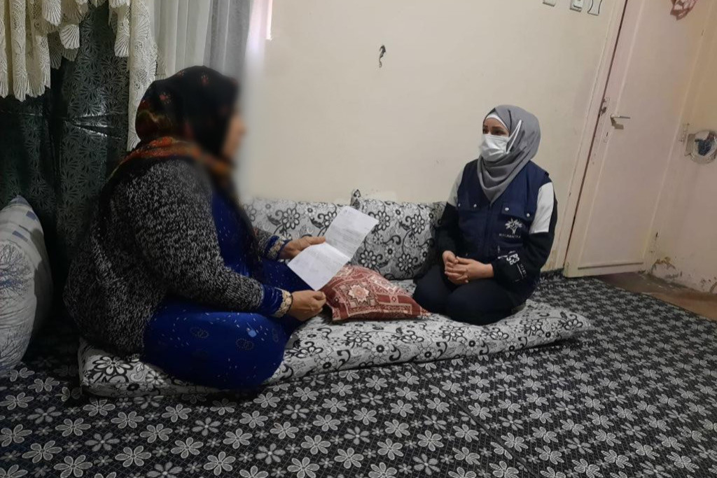 Amina suffers from poverty and accumulation of debts