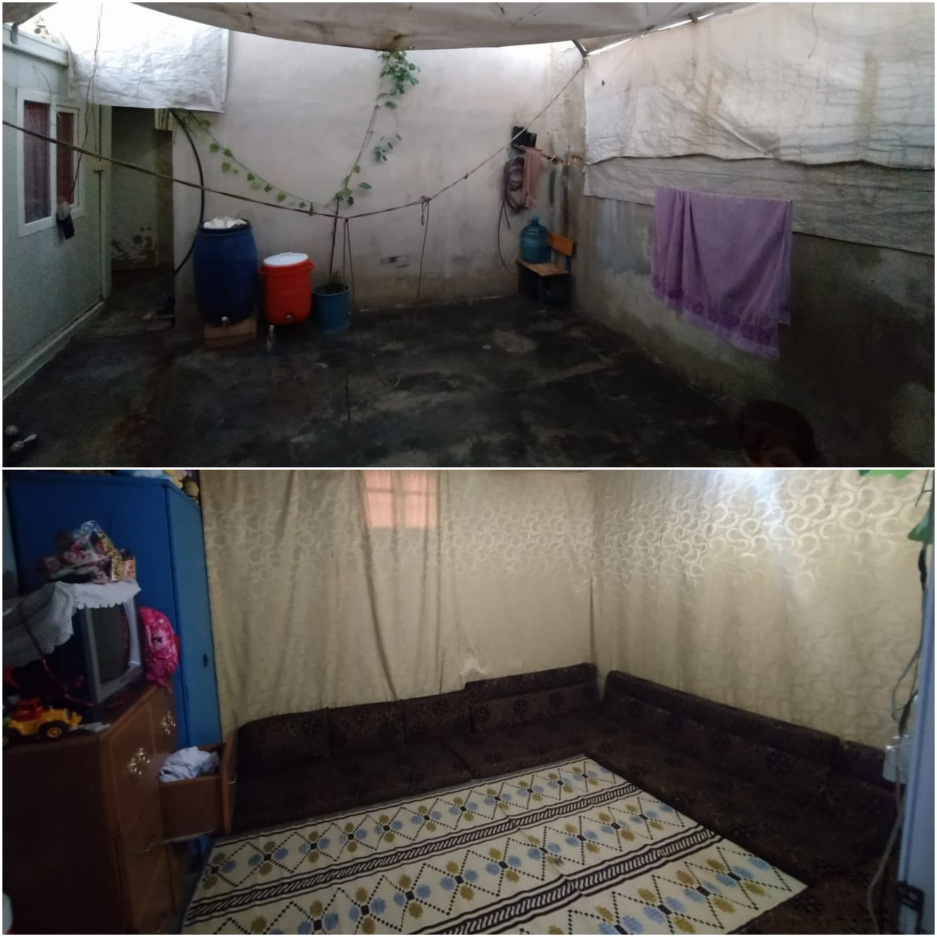 Hussein and his family live in awful conditions!