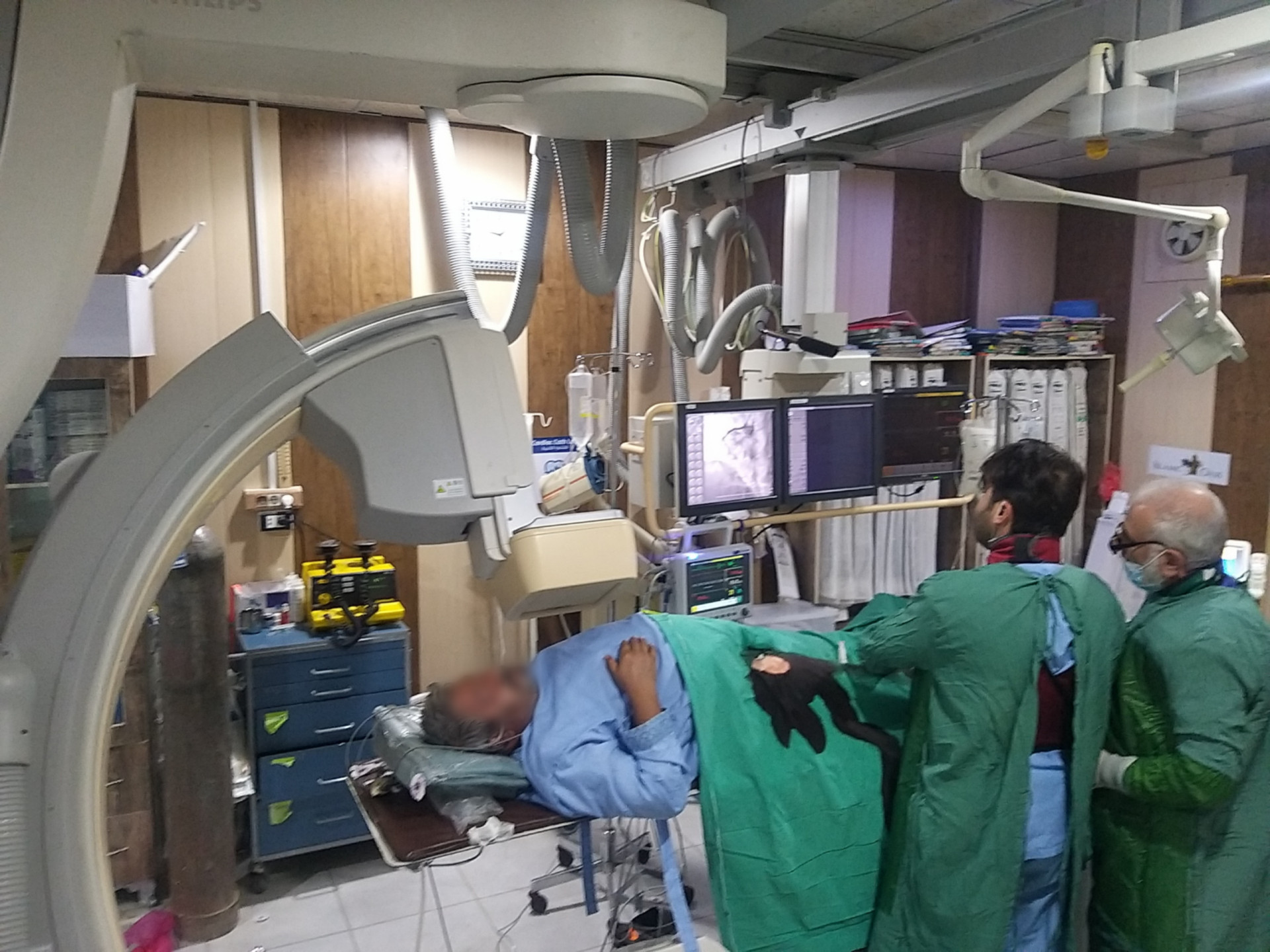 Ibrahim needs cardiac catheterization