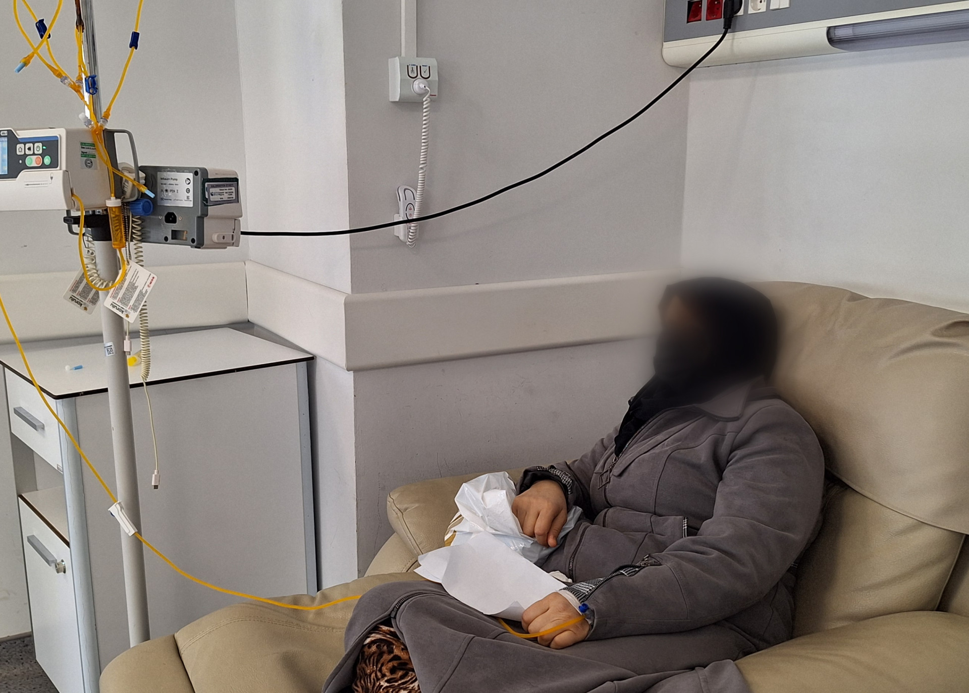 Cancer has invaded her body and spread to her organs