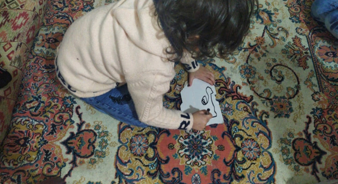 Rawan, an orphan child form Al-Raqqah
