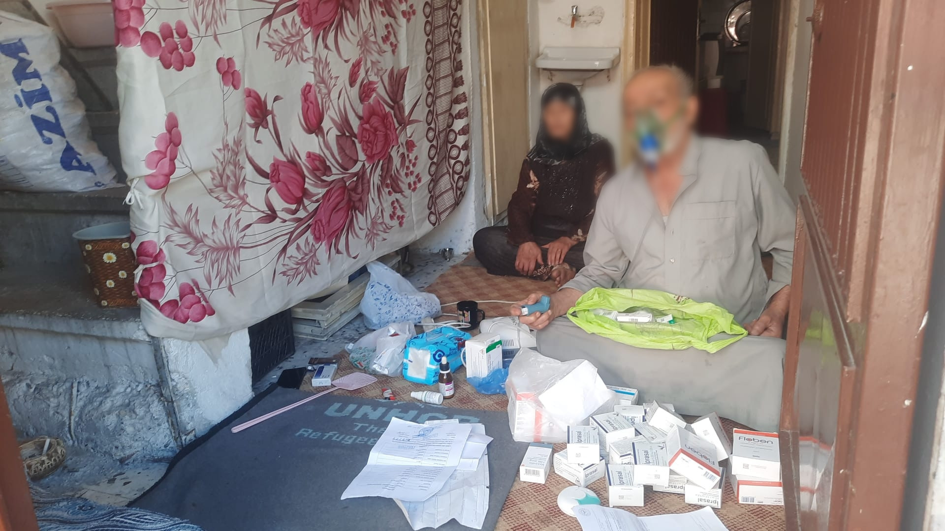 The old couple are suffering and need help.