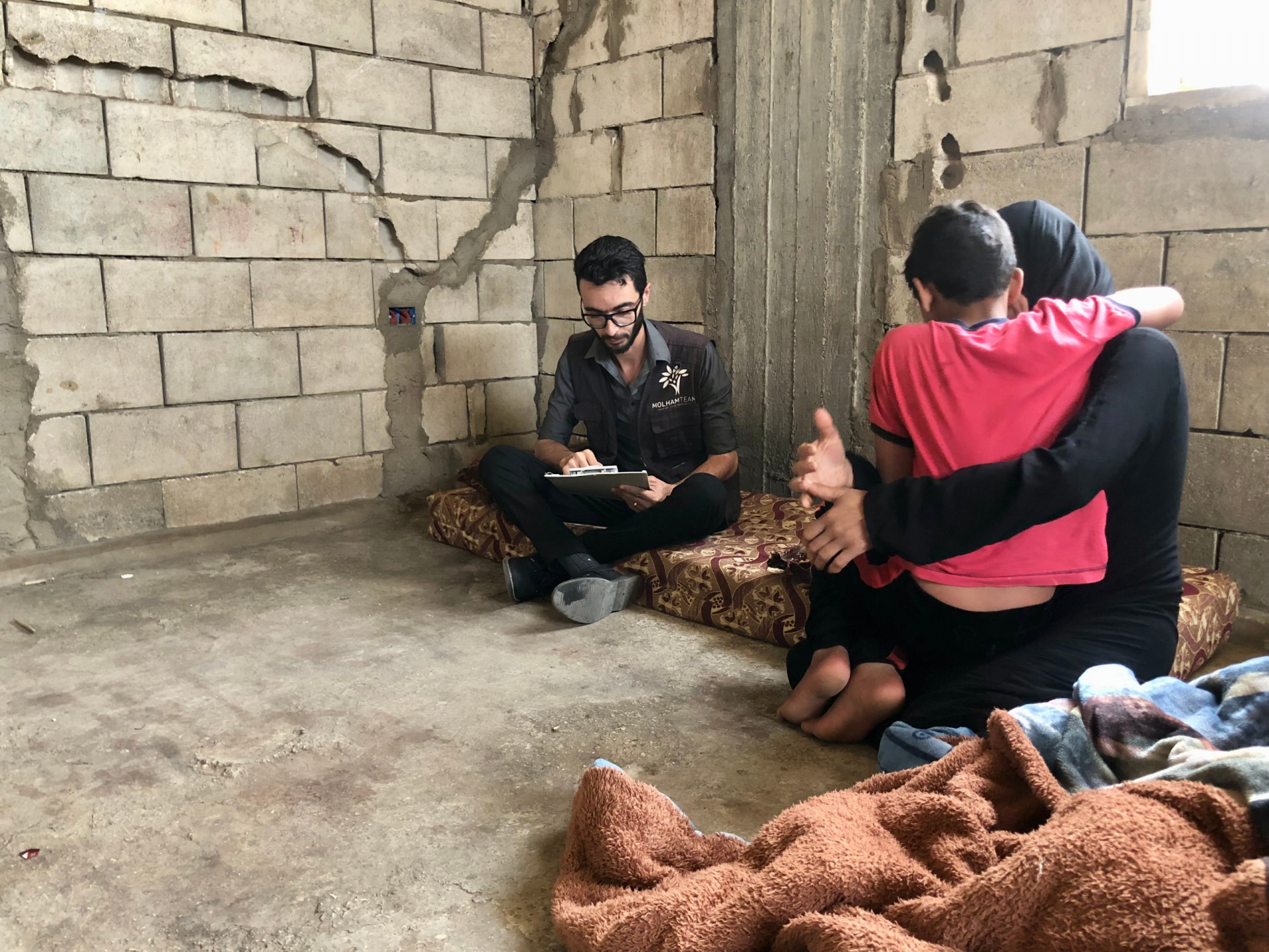 Fatima and her family live in poor living conditions.