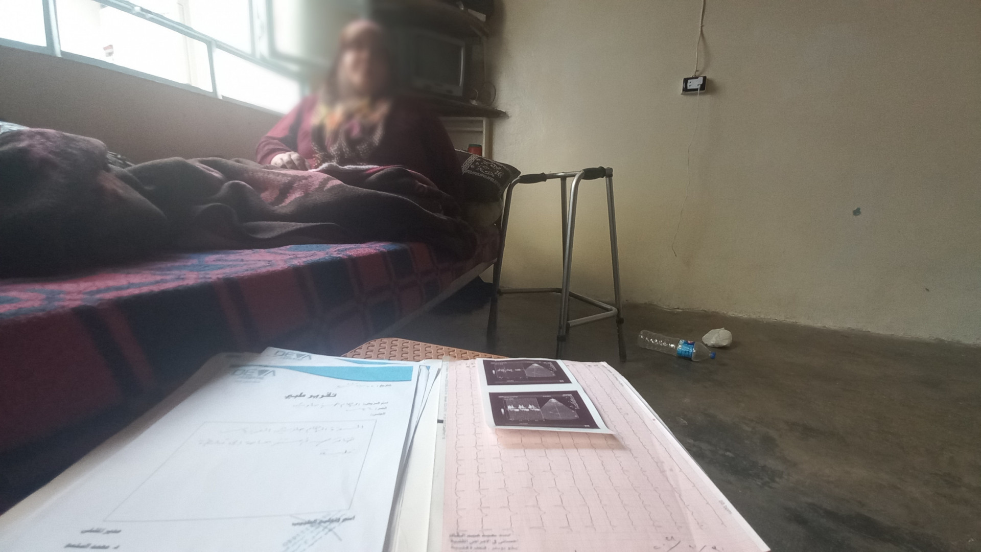 A widowed woman needs cardiac catheterization