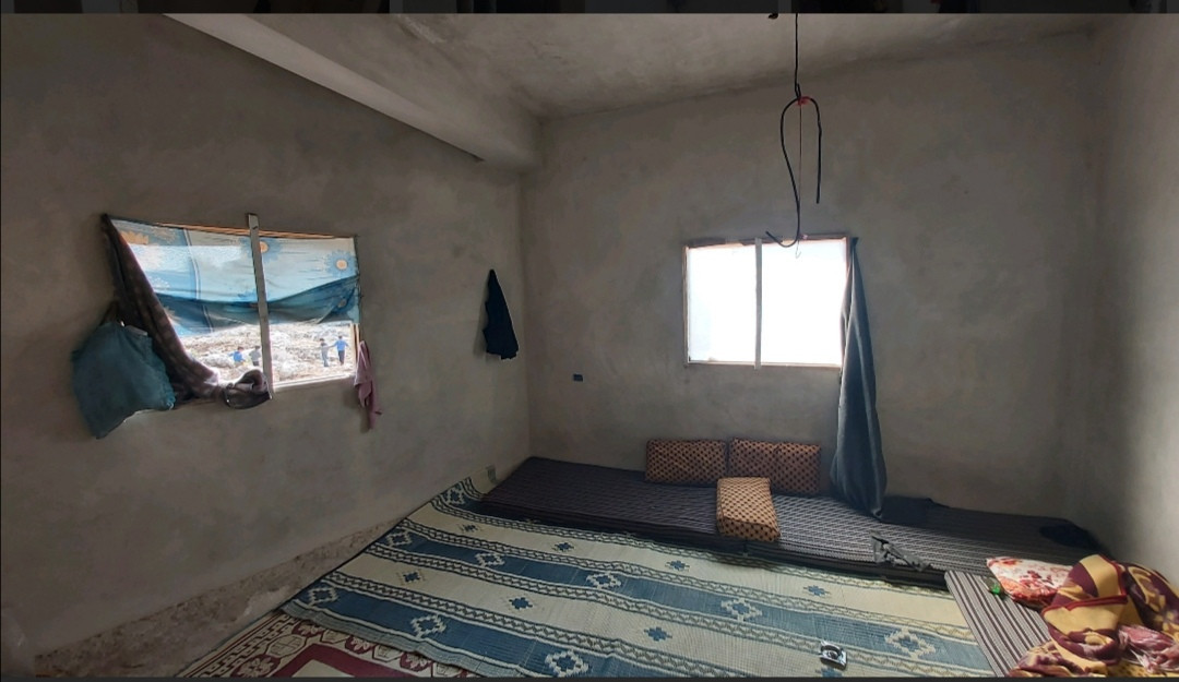 Three families live in a house in poor situation