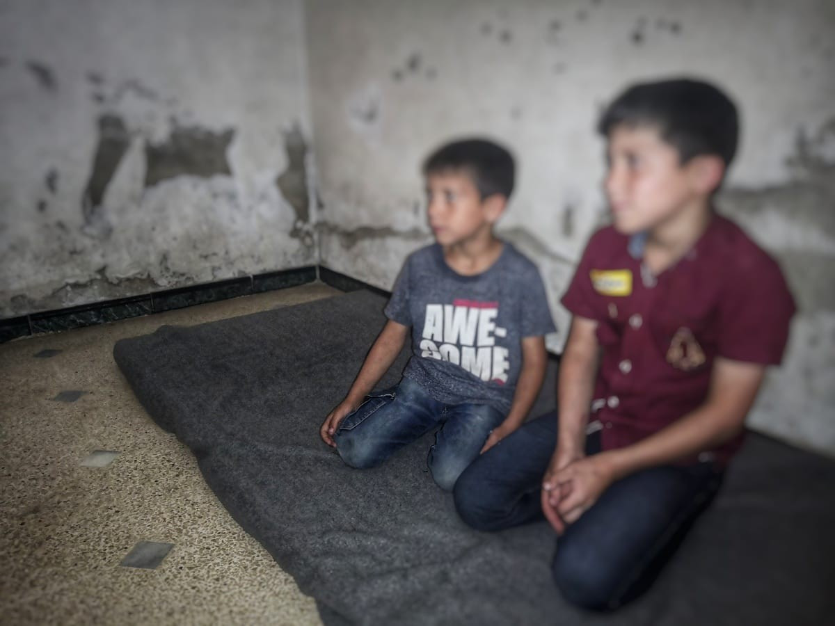 A displaced family has no breadwinner!