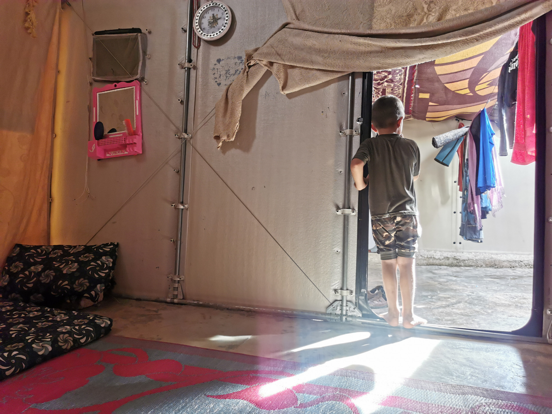 Huda suffered from miserable conditions alone.