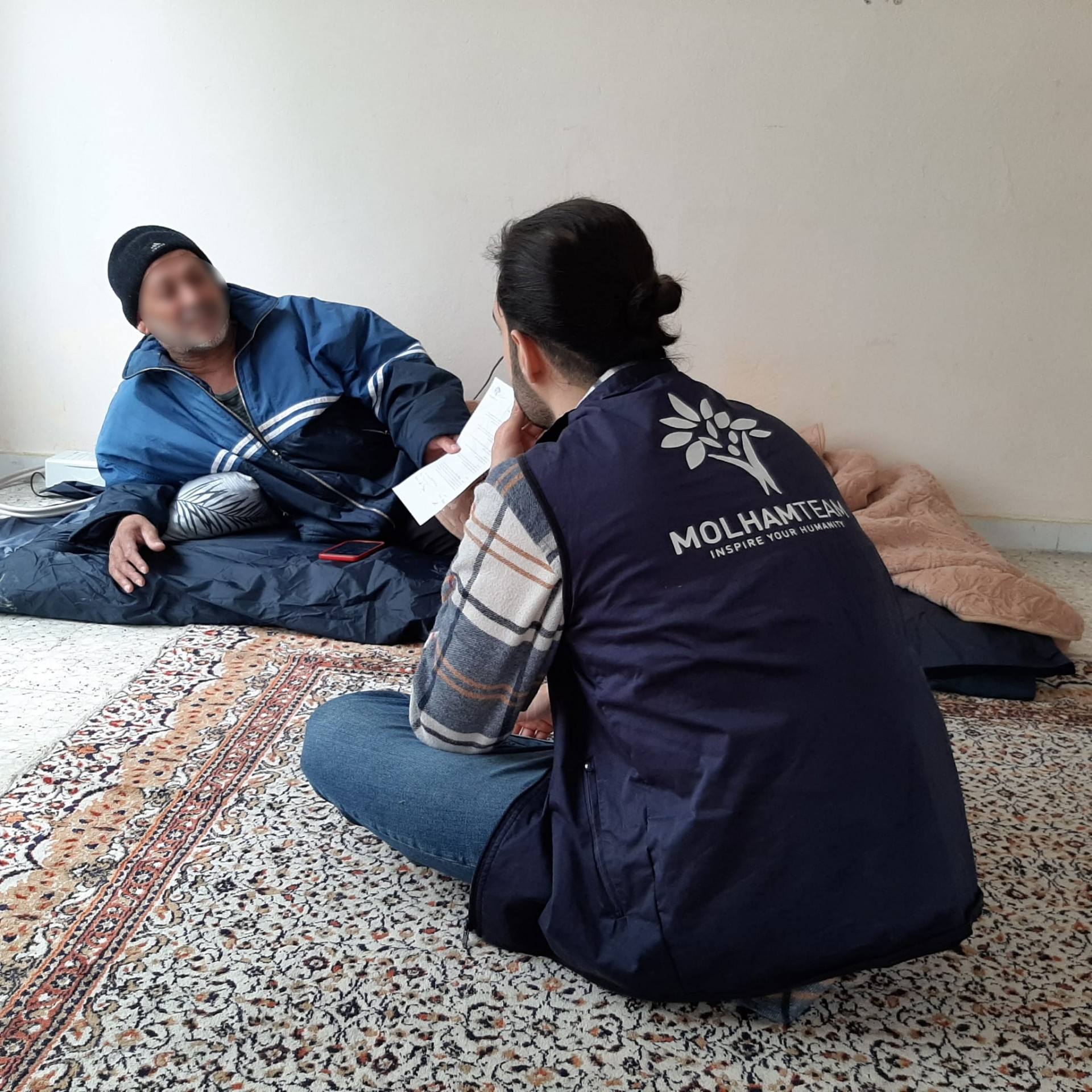 Khaled lost his house and everything he owned in the earthquake. Please help him