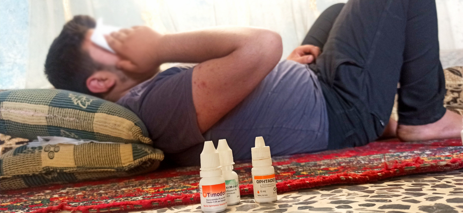 Ali has war injuries and he needs vitrectomy