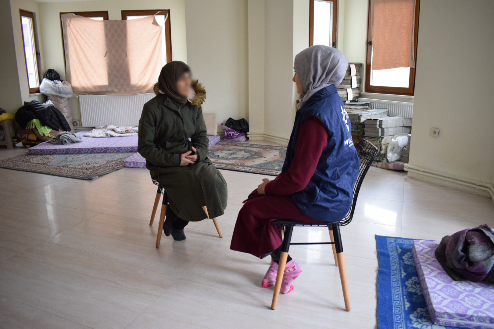 Mariam and her children urgently need shelter