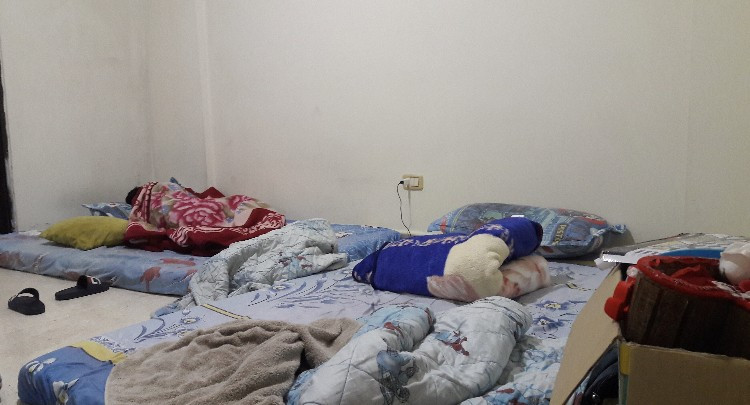 A mother at risk of being homeless