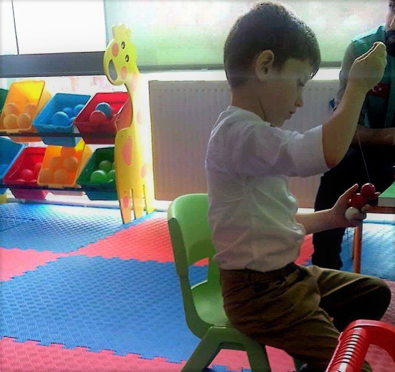 An orphan child who needs an urgent surgery