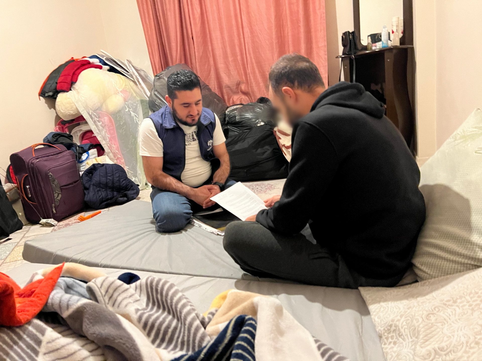 Abdulhalim lost everything he owned due to the earthquke
