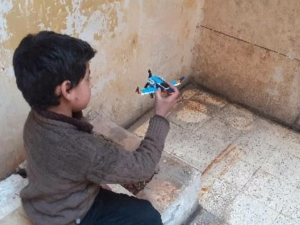 Yahya is an orphan from the Idlib countryside