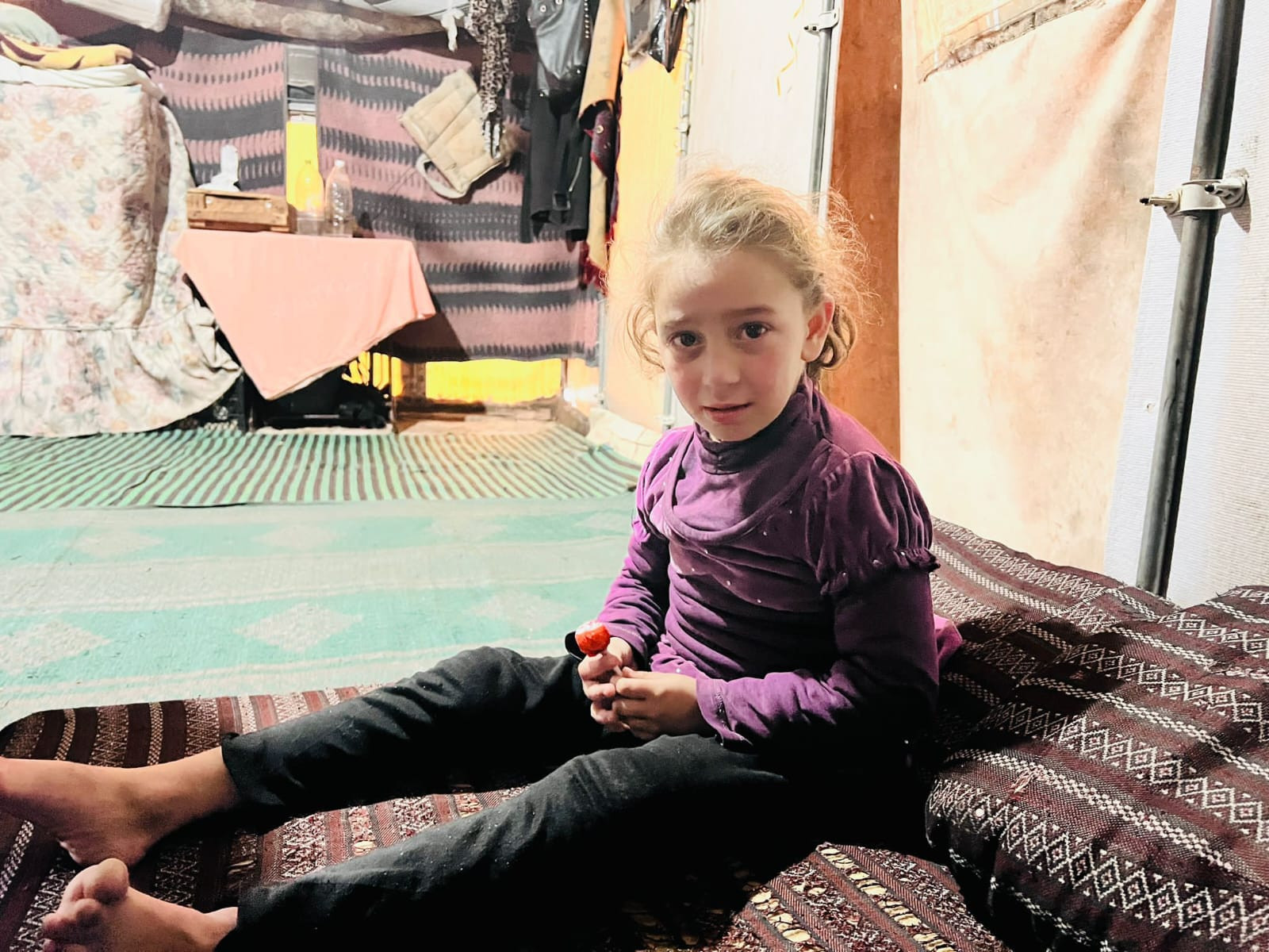 Who will stop this little girl's suffering and heal her wounds?