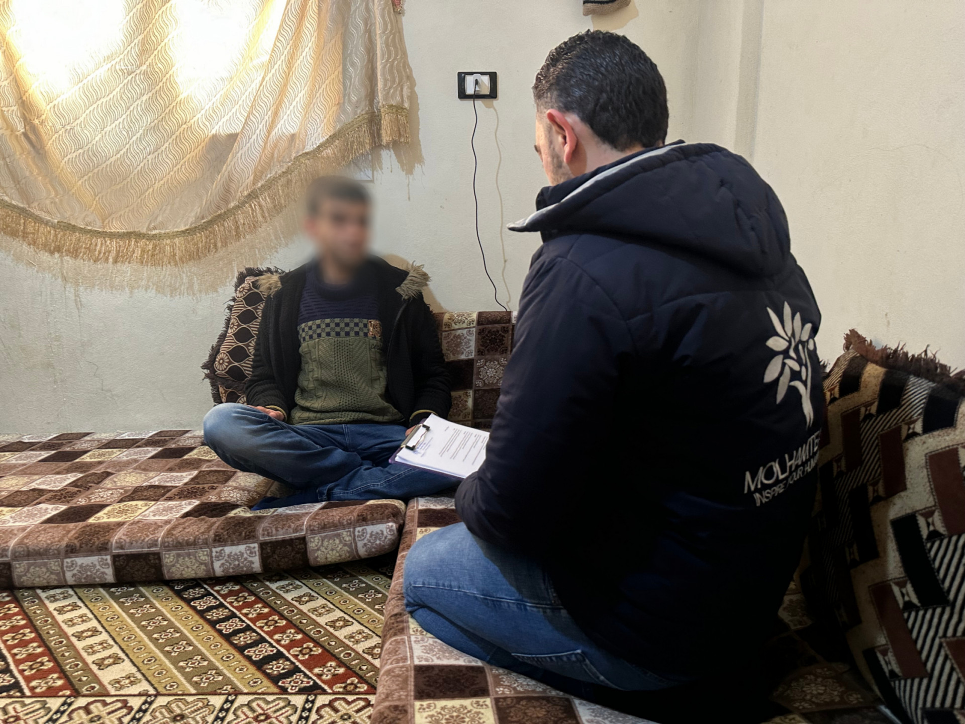 Mohammed is visually impaired man seeking your assistance.