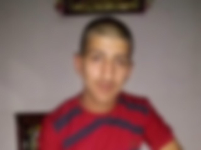 Young man with cancer