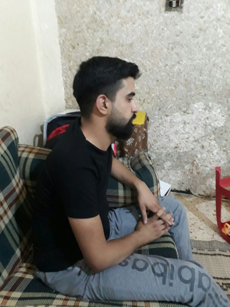 A refugee needing treatment expenses
