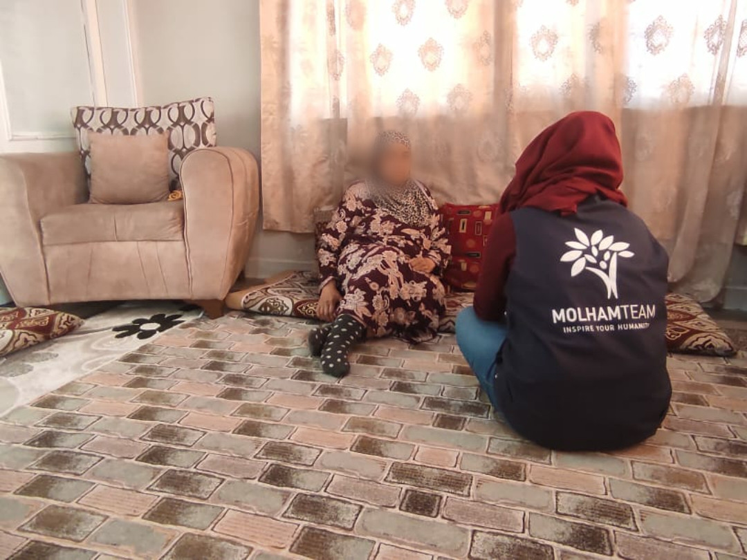 Her single son died by bombardment