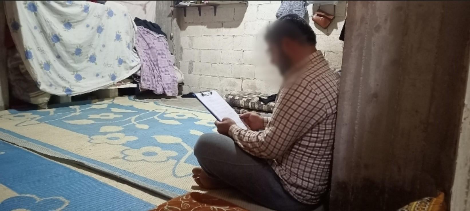 Hassan's family is struggling with poor conditions