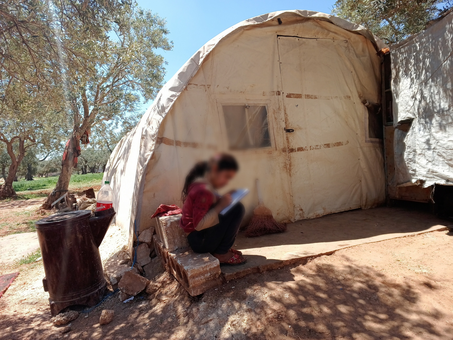 What does this little girl's future hold now that she has lost her family in the war?