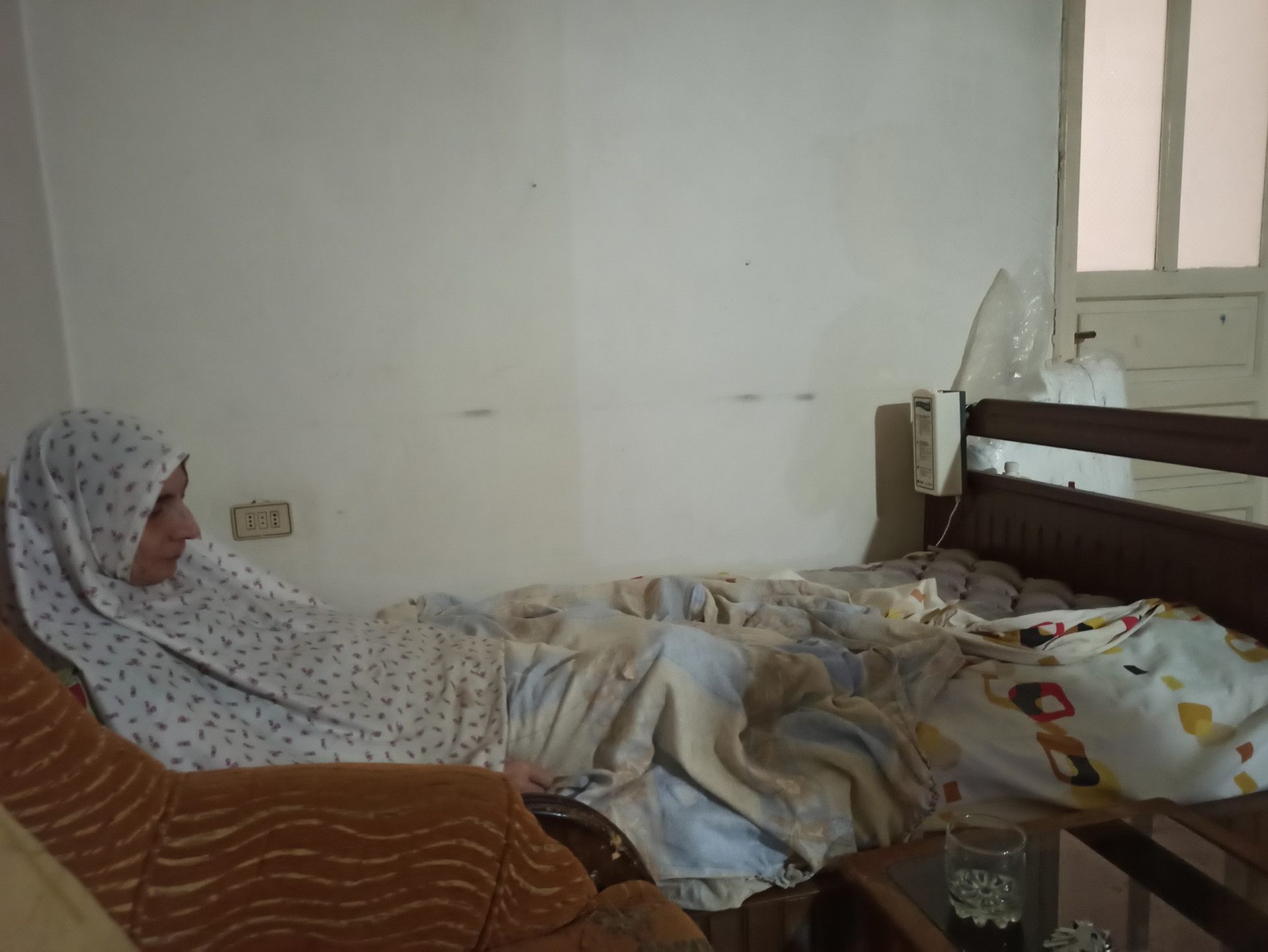 The family has been displaced multiple times and no longer has the means to afford a living