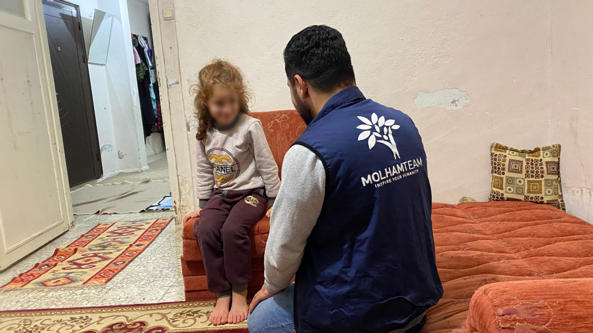 Five-year-old Zainab needs treatment for scoliosis