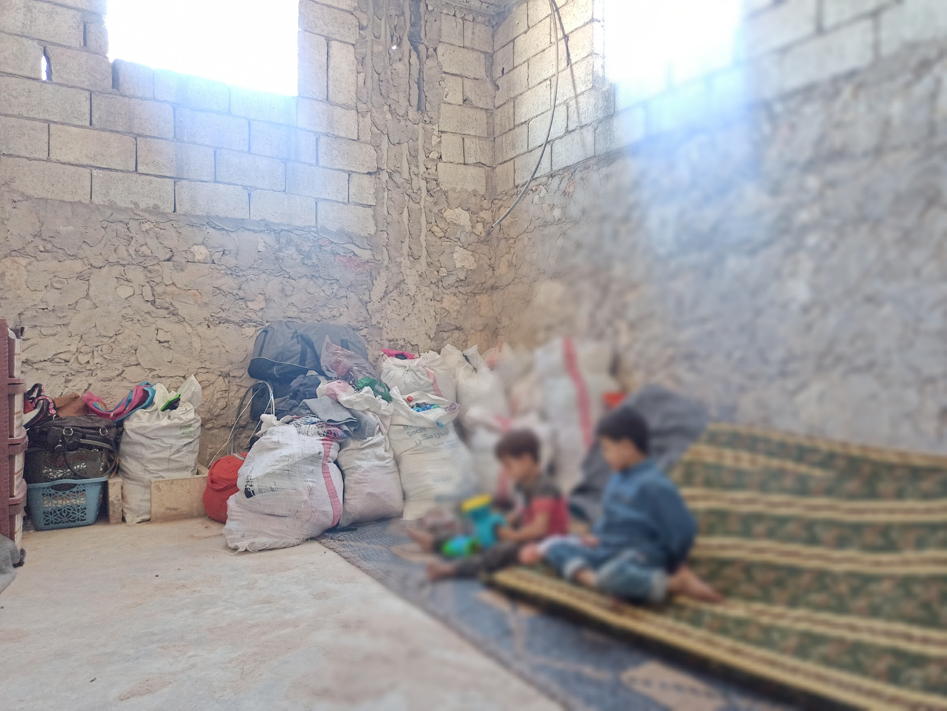 The husband passed away, and she has no one to provide for her 7 kids