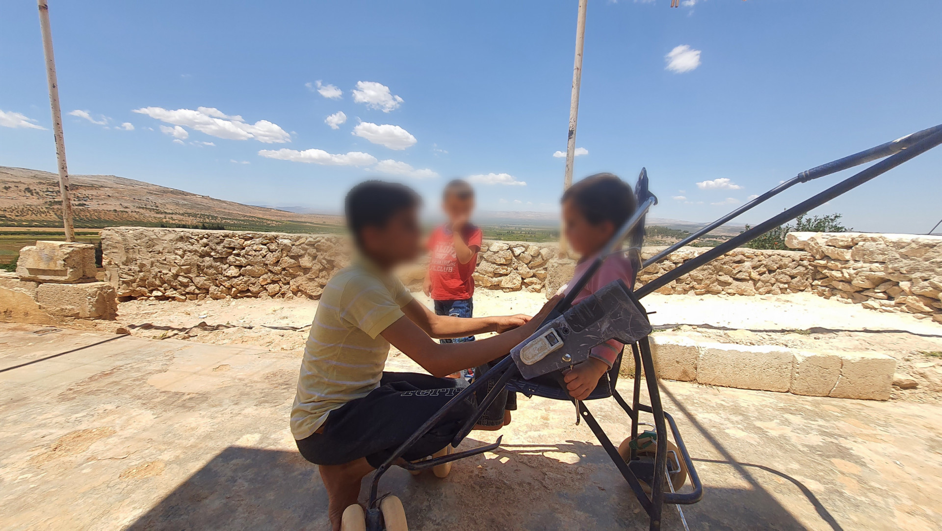 Ghazala is a widow that has 6 children with no income.