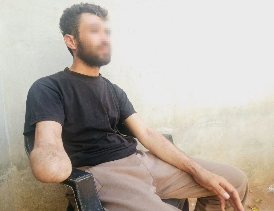 Ahmad is The Head of a Family With a War Disability